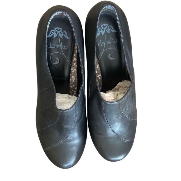 Dansko Bennett Black Leather Shooties Shoes Size EU 42 US 11.5 - 12 - Picture 2 of 11